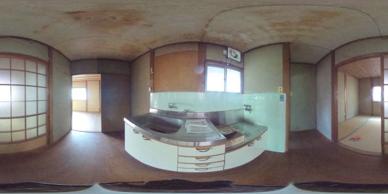 パノラマ画像キッチン