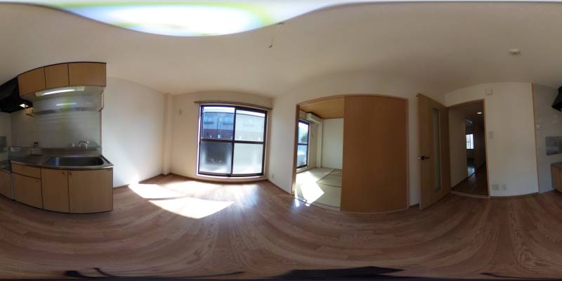 パノラマ画像リビング