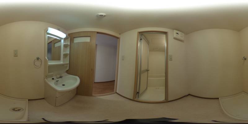 パノラマ画像洗面所