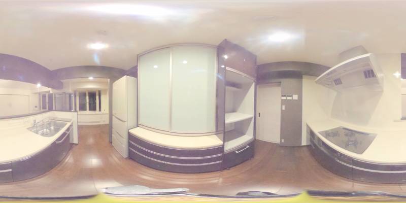 パノラマ画像キッチン