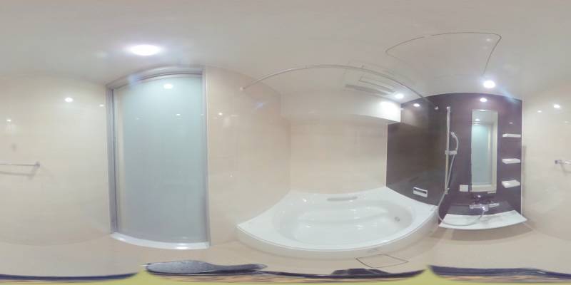 パノラマ画像バスルーム