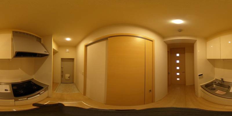 パノラマ画像キッチン