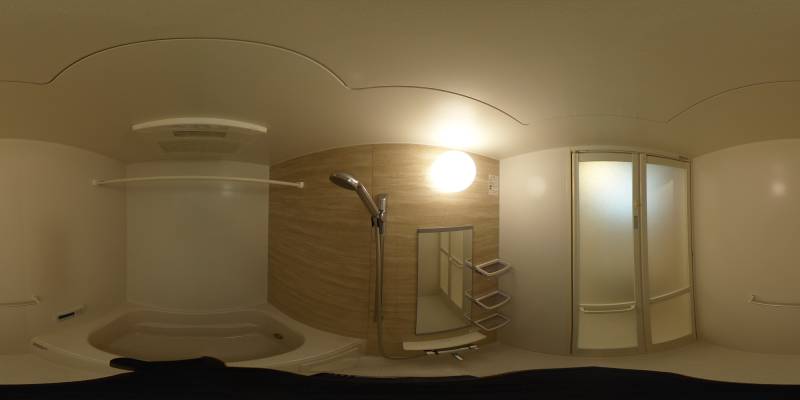 パノラマ画像バスルーム