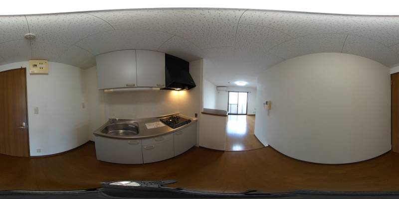 パノラマ画像キッチン