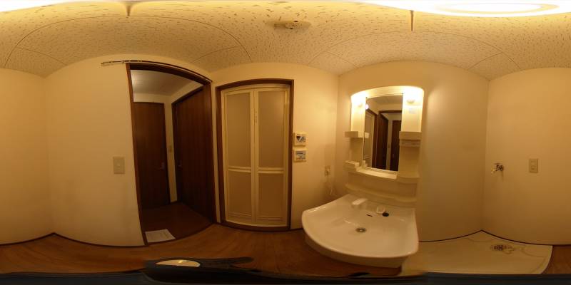 パノラマ画像洗面所