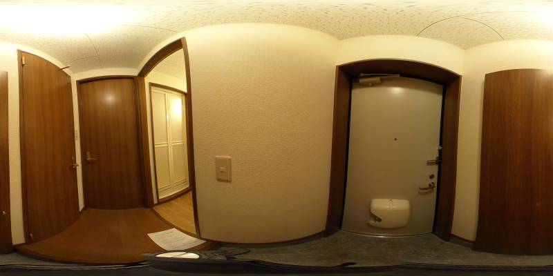 パノラマ画像玄関