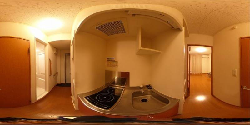 パノラマ画像キッチン