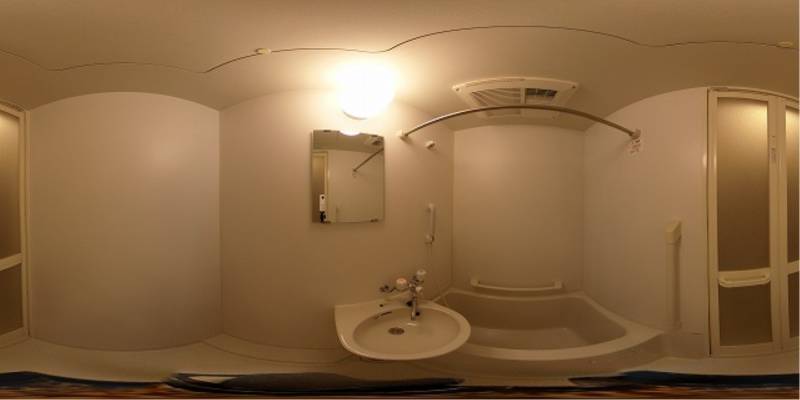 パノラマ画像バスルーム
