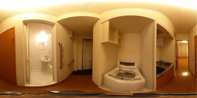 パノラマ画像キッチン