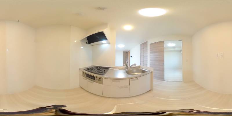パノラマ画像キッチン