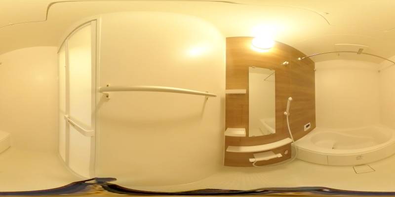 パノラマ画像バスルーム