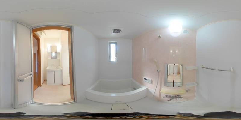 パノラマ画像バスルーム