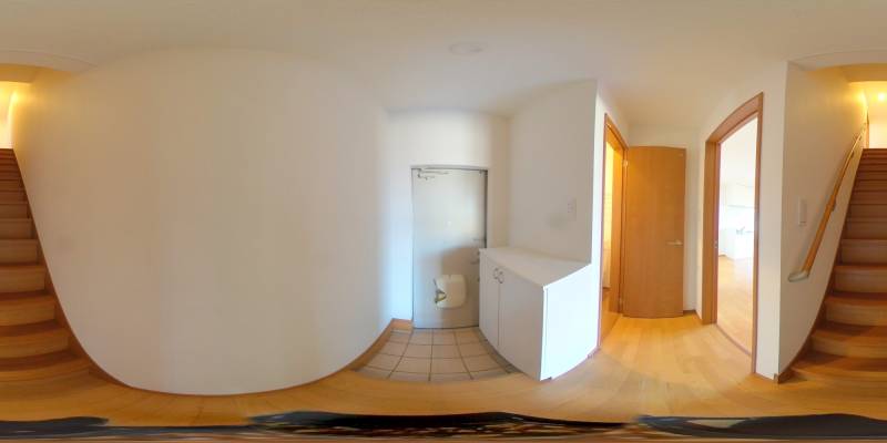 パノラマ画像玄関