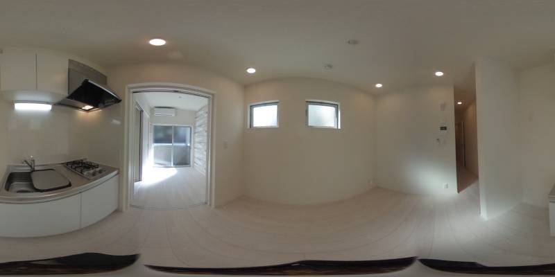 パノラマ画像キッチン