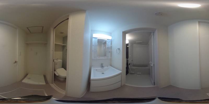 パノラマ画像洗面所