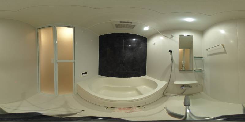 パノラマ画像バスルーム