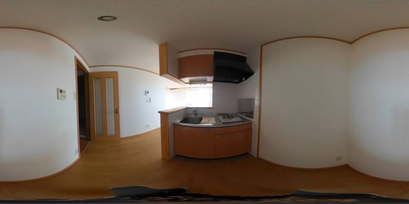 パノラマ画像キッチン