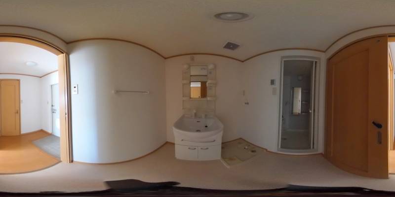 パノラマ画像洗面所