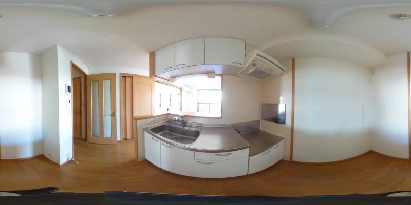 パノラマ画像キッチン