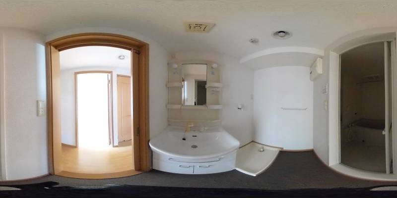 パノラマ画像洗面所