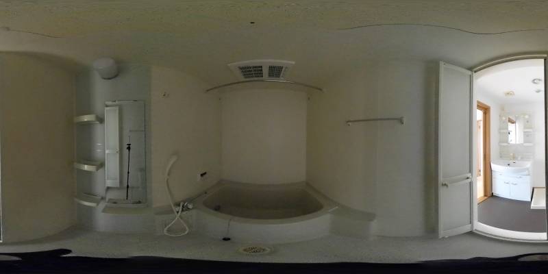 パノラマ画像バスルーム