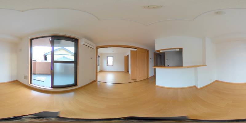 パノラマ画像リビング