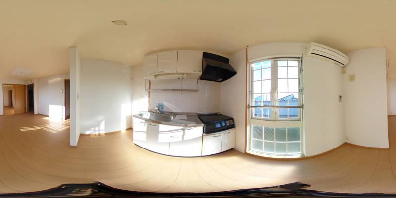 パノラマ画像キッチン