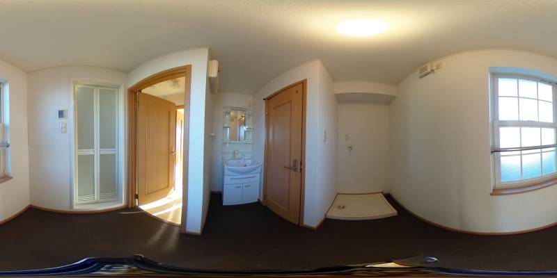 パノラマ画像洗面所