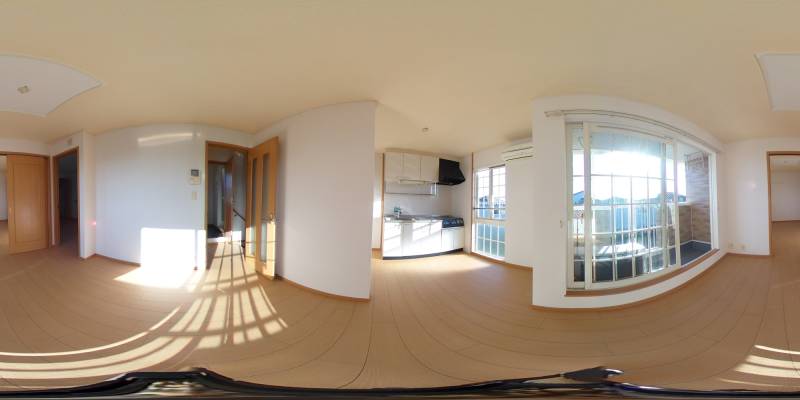 パノラマ画像リビング