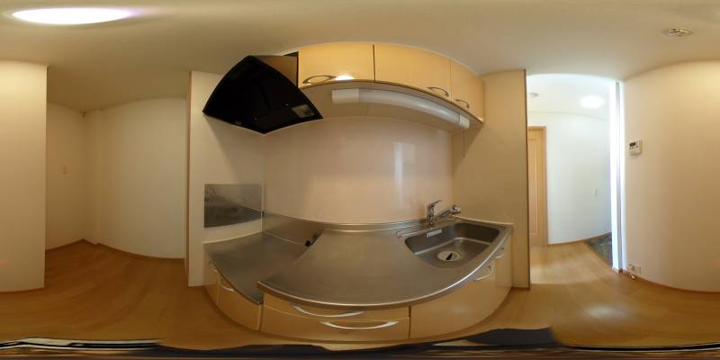 パノラマ画像キッチン