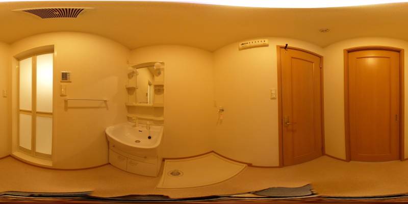 パノラマ画像洗面所