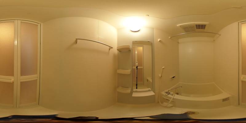 パノラマ画像バスルーム