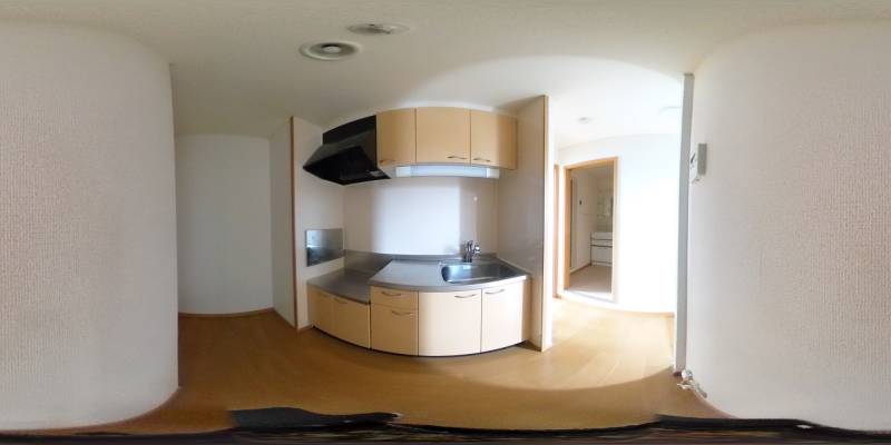 パノラマ画像キッチン