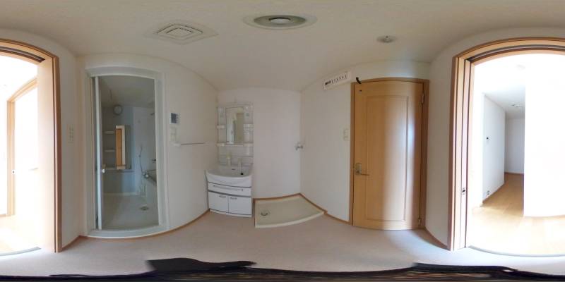 パノラマ画像洗面所