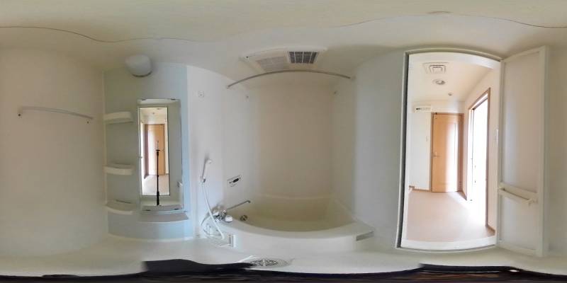パノラマ画像バスルーム