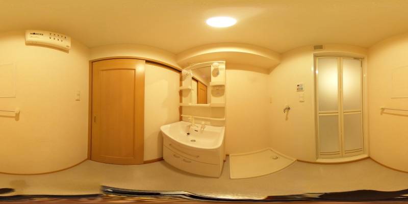 パノラマ画像洗面所