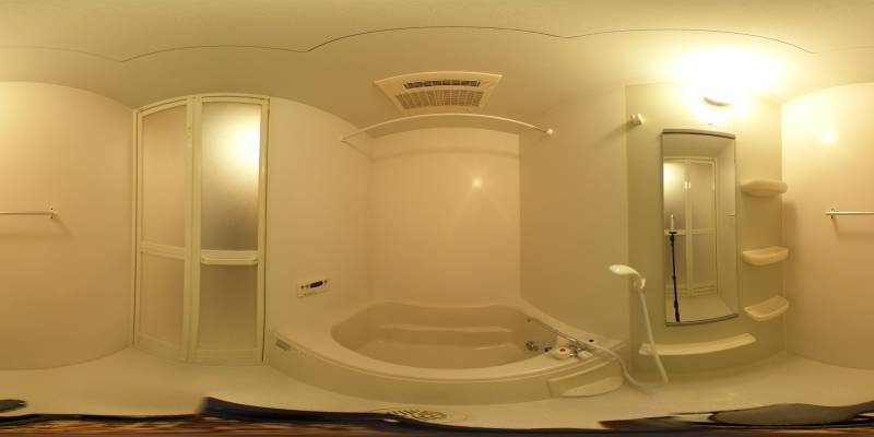 パノラマ画像バスルーム