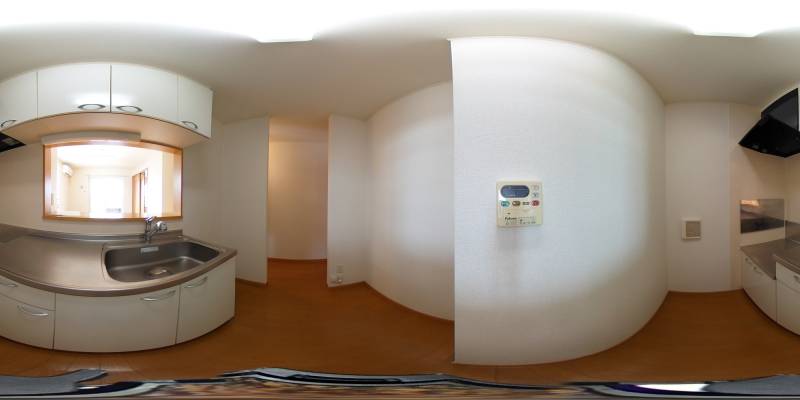 パノラマ画像キッチン