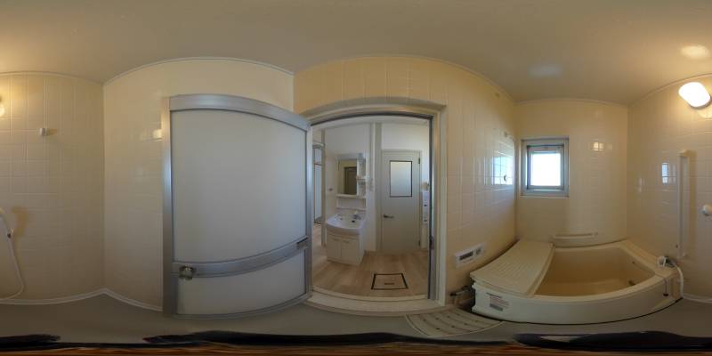 パノラマ画像バスルーム