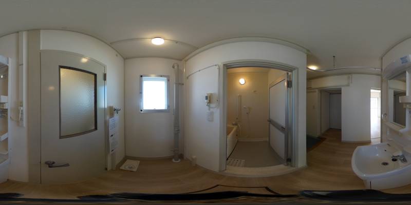 パノラマ画像洗面所