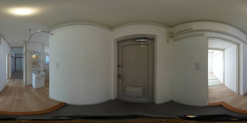 パノラマ画像玄関