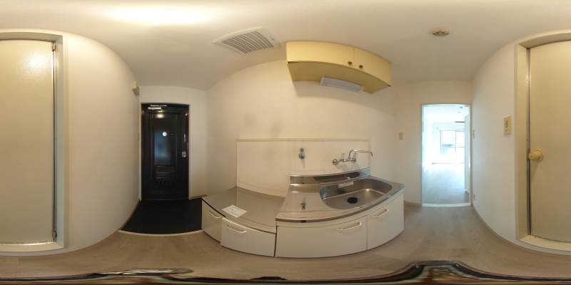 パノラマ画像キッチン