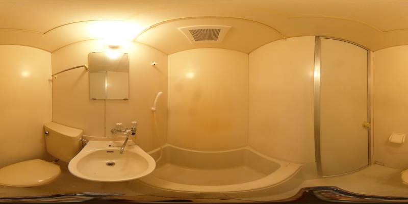 パノラマ画像バスルーム