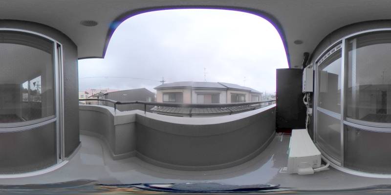 パノラマ画像バルコニー