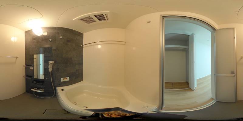 パノラマ画像バスルーム