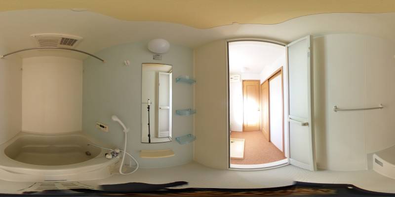 パノラマ画像バスルーム