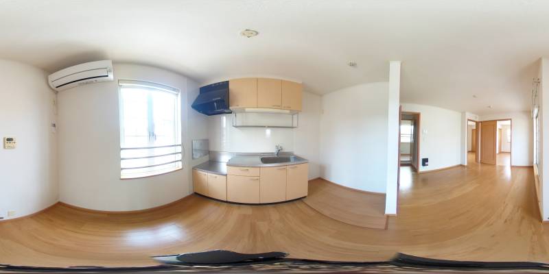 パノラマ画像キッチン