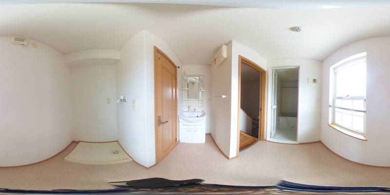 パノラマ画像洗面所