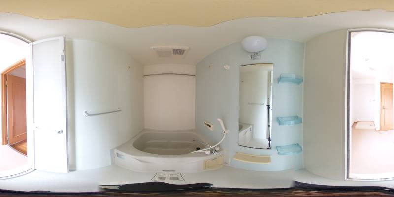 パノラマ画像バスルーム