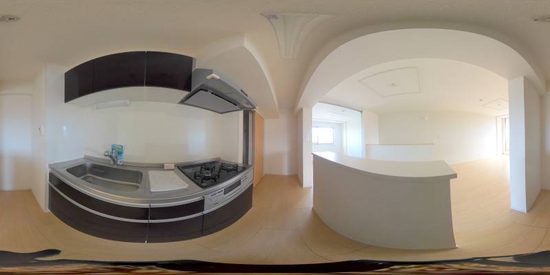 パノラマ画像キッチン